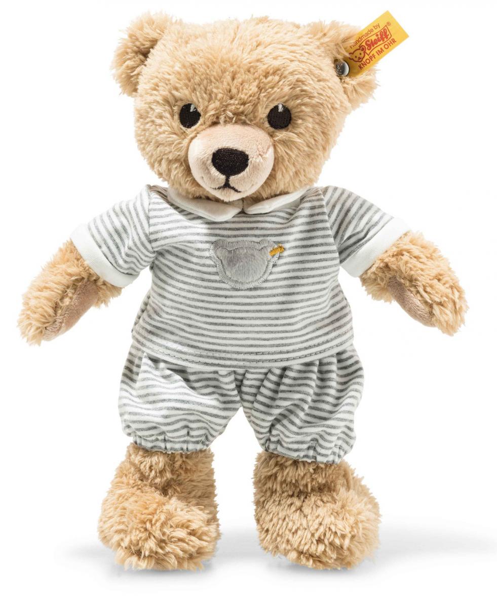 Steiff Nalle med gr pyjamas, 25cm - Steiff nalle